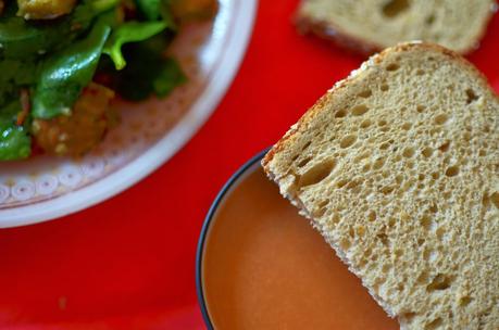 Gazpacho al toque de sandía