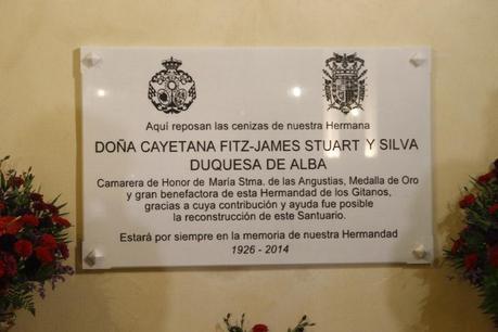 Aquí reposa la Duquesa de Alba