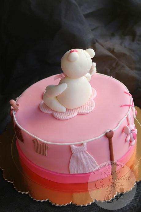 TARTA FONDANT PARA EL BAUTIZO DE NEREA