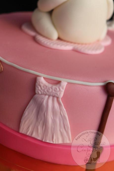 TARTA FONDANT PARA EL BAUTIZO DE NEREA