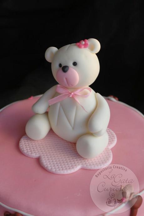 TARTA FONDANT PARA EL BAUTIZO DE NEREA