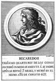 Recaredo II, Rey Visigodo de Toledo