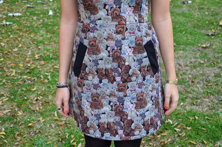 Bear Toy Jacquard Dress!!!
