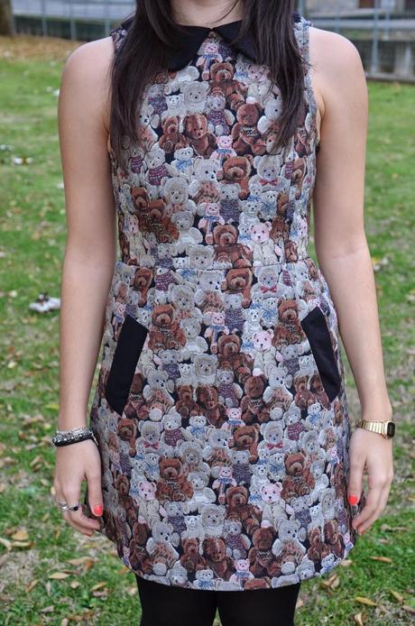 Bear Toy Jacquard Dress!!!
