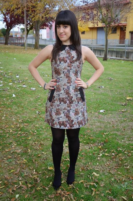 Bear Toy Jacquard Dress!!!
