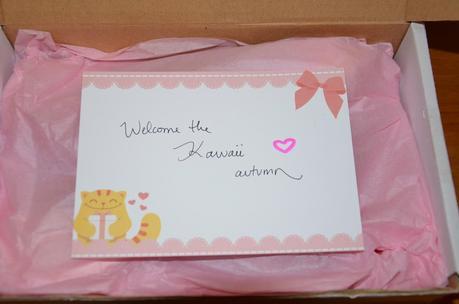 Kawaii box november 2014!!! Kawaii box november 2014!!!