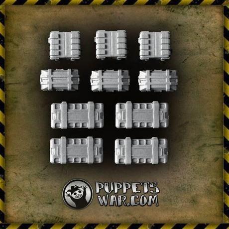 Cajas y mas Troopers desde Puppets War
