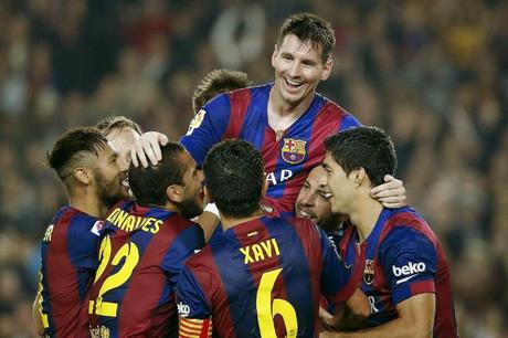 El Barça golea al ritmo de Messi