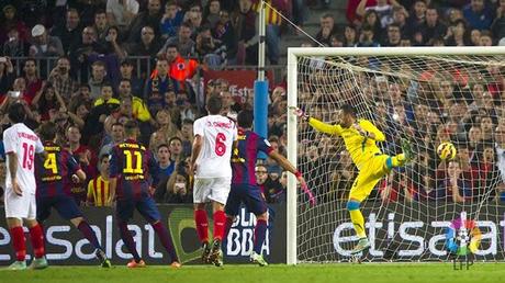 Crónica FC Barcelona 5 Vs Sevilla FC 1