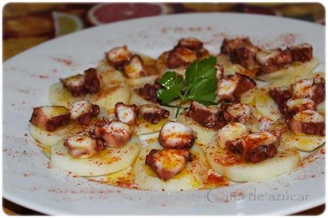 Pulpo a la gallega en Thermomix (Pulpo á feira)