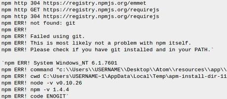 Solucion al problema de no poder instalar plugins en Atom en Ubuntu instalar-plugins-atom