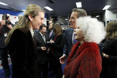 La Duquesa de Alba ignorada por la Casa Real Española La Duquesa de Alba ignorada por la Casa Real Española