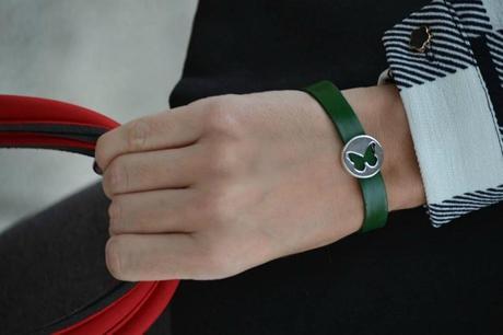 Look: Blanco y negro + rojo