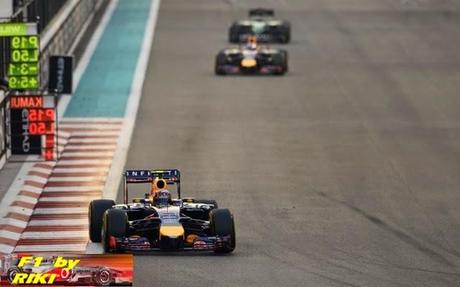 LOS PILOTOS DE RED BULL TUVIERON UNA CARRERA DISPAREJA EN YAS MARINA