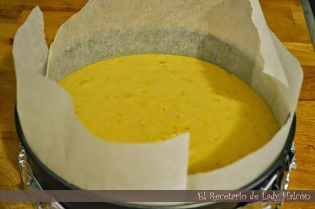 Bizcocho de calabaza y semillas de lino