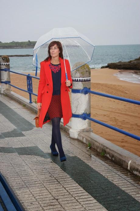 MIS LOOKS - AZUL Y ROJO