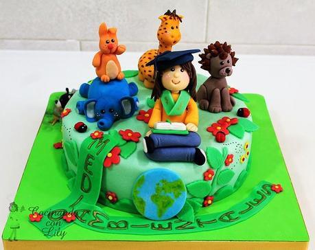 Tarta Para Una Estudiante De Medio Ambientales