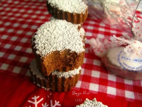 Polvorones de chocolate
