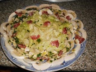 Listado de las recetas participantes en el concurso