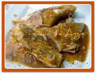 Listado de las recetas participantes en el concurso