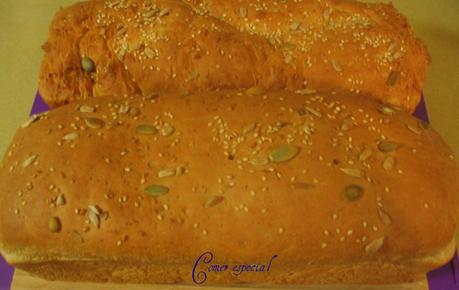 Pan de molde con semillas