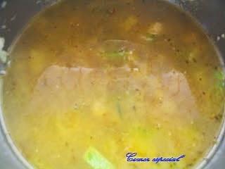 Arroz caldoso con langostinos