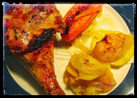 Muslos de pato al horno