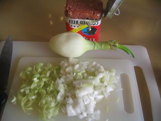 Revuelto de carne con papas