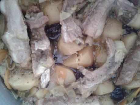 Guiso sencillo de costillas