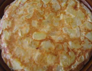 Tortilla de papas y cebolla. ¡Y AHORA SÍ, VACACIONES!