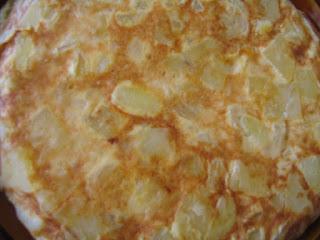 Tortilla de papas y cebolla. ¡Y AHORA SÍ, VACACIONES!