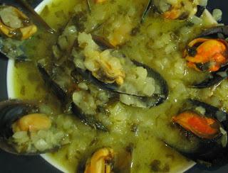 Mejillones en salsa