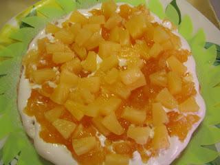 Tarta de piña y merengue suizo para Tito