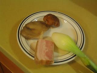 Setas a la crema de soja