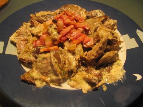 Setas a la crema de soja