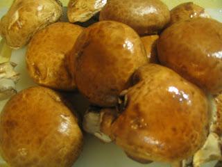 Revuelto de ajetes y setas