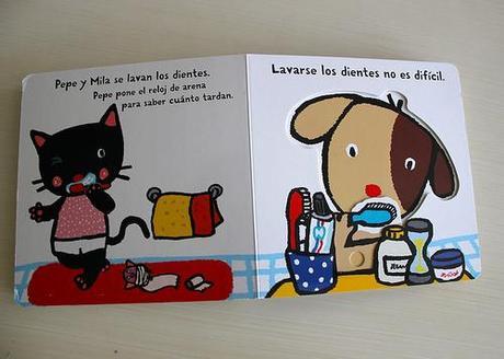 Pepe y mila lavarse dientes
