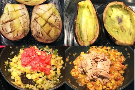 BERENJENAS RELLENAS DE ATÚN