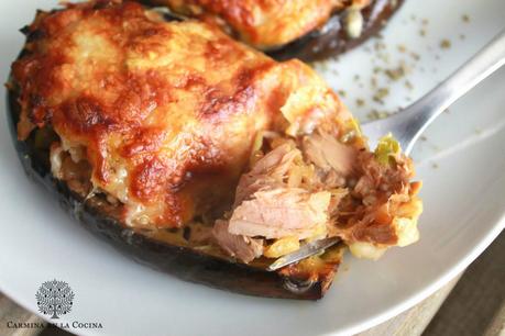 BERENJENAS RELLENAS DE ATÚN