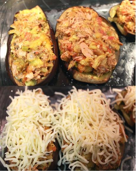 BERENJENAS RELLENAS DE ATÚN