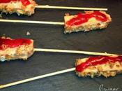 Piruletas foie chocolate blanco