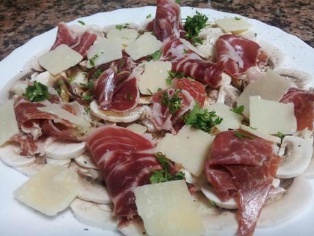 CARPACCIO DE CHAMPIÑONES