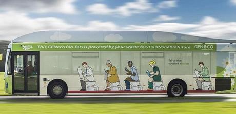 El Biobús o caca-bus: el autobús impulsado por heces humanas