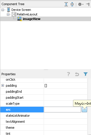 Comunicar Actividades a través de Intents en Android Atributo src de un ImageView
