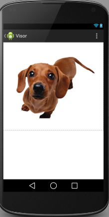 Diseño de la actividad con un ImageView Diseño de la actividad con un ImageView