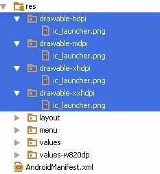 Android Studio, drawables