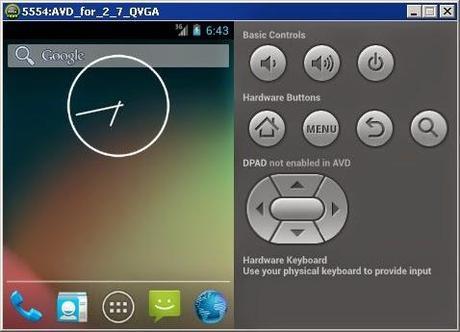 AVD, Inicio de Android