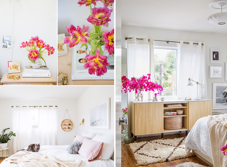 UN DORMITORIO FEMENINO + DIY ESTANTERIA REDONDA