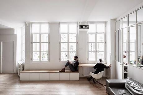 Un antiguo taller Parisino transformado en Loft