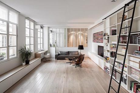 Un antiguo taller Parisino transformado en Loft